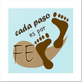 Cada paso es por fe Posters and Art